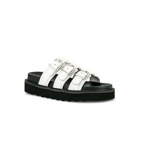 Raye Londyn leather sandal white size 8